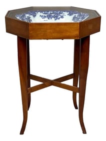 Adams & Co Asiatic Pheasant Platter With Fitted Table Base