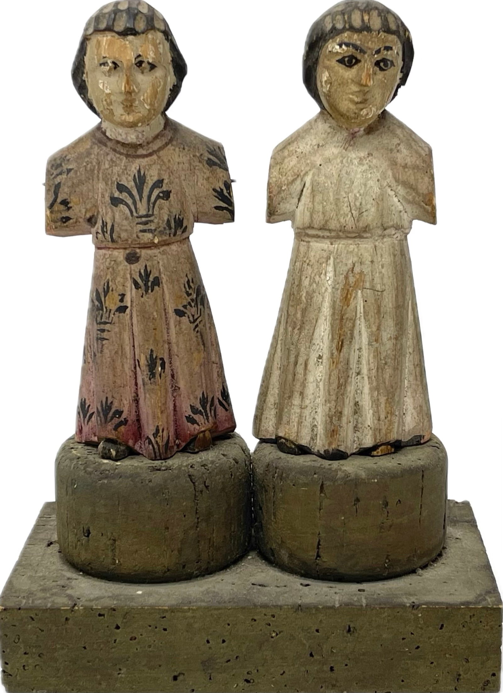 Early 18th C Spanish Colonial Hand-Carved And Painted Wooden Santos (1 of 19)