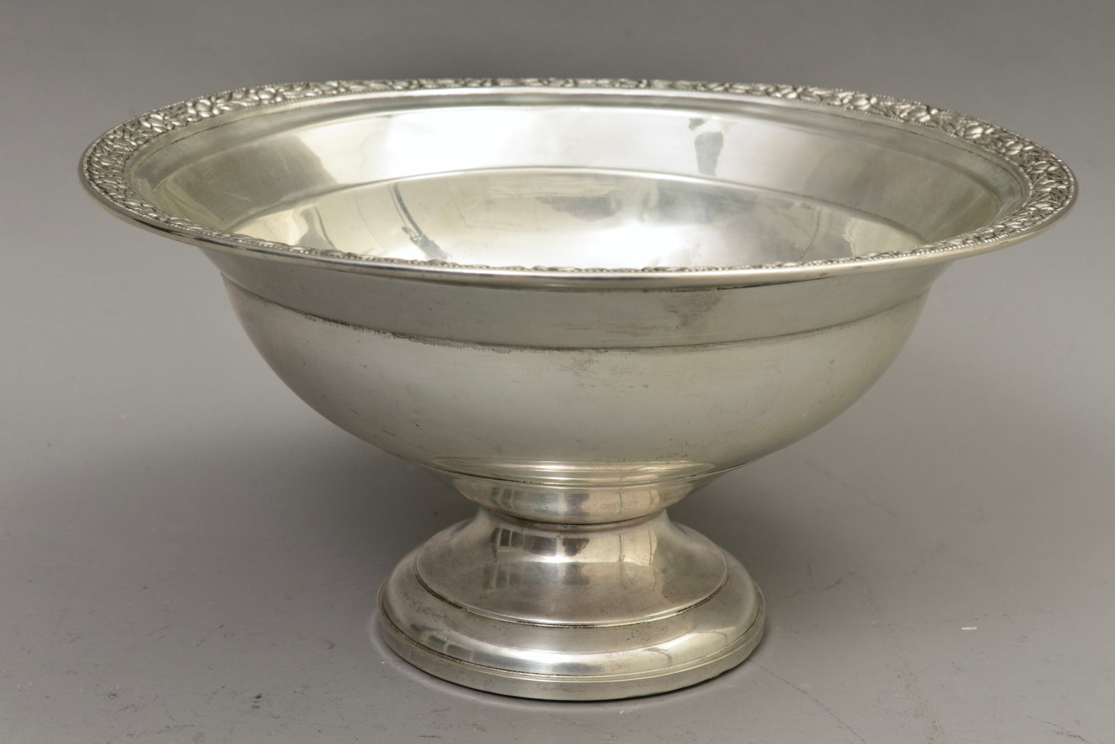 Sterling Silver Weighted Fruit Pedestal Bowl By Columbia (1 of 7)