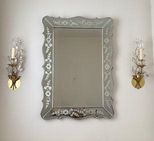 Bagues Molded Glassl Wall Sconces