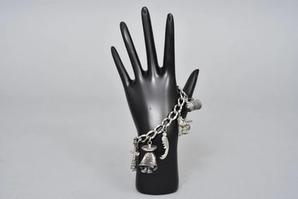 Sterling Silver Charm Bracelet