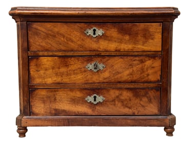 19th Century Three Drawer Salesman Sample