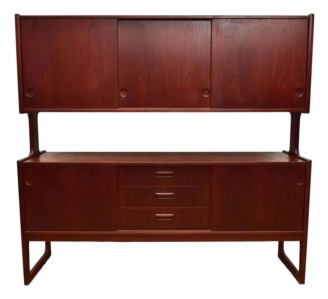 Danish Teak Modern Credenza In The Style of Hans Wegner (1 of 18)