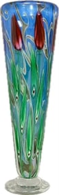 Vandermark Doug Merritt & Stephen Smarr Art Glass Vase