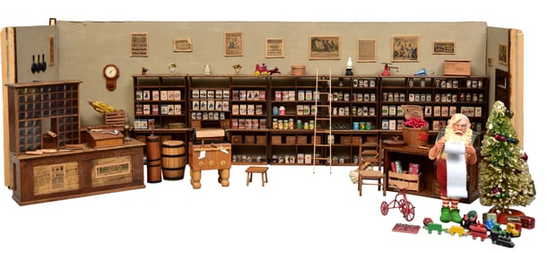 Antique Dollhouse Miniature Country Store