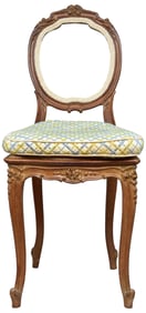 Antique Balloon Back Cane Seat Chair