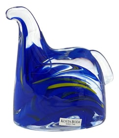 Kosta Boda-Anna Ehrner, Swedish Horse Art Glass Sculpture