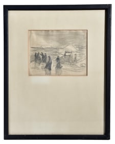 Hayley Lever (1876-1958) Signed Original Pencil Drawing