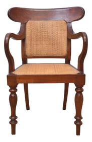 Signed Anglo-Indian Plantation Arm Chair