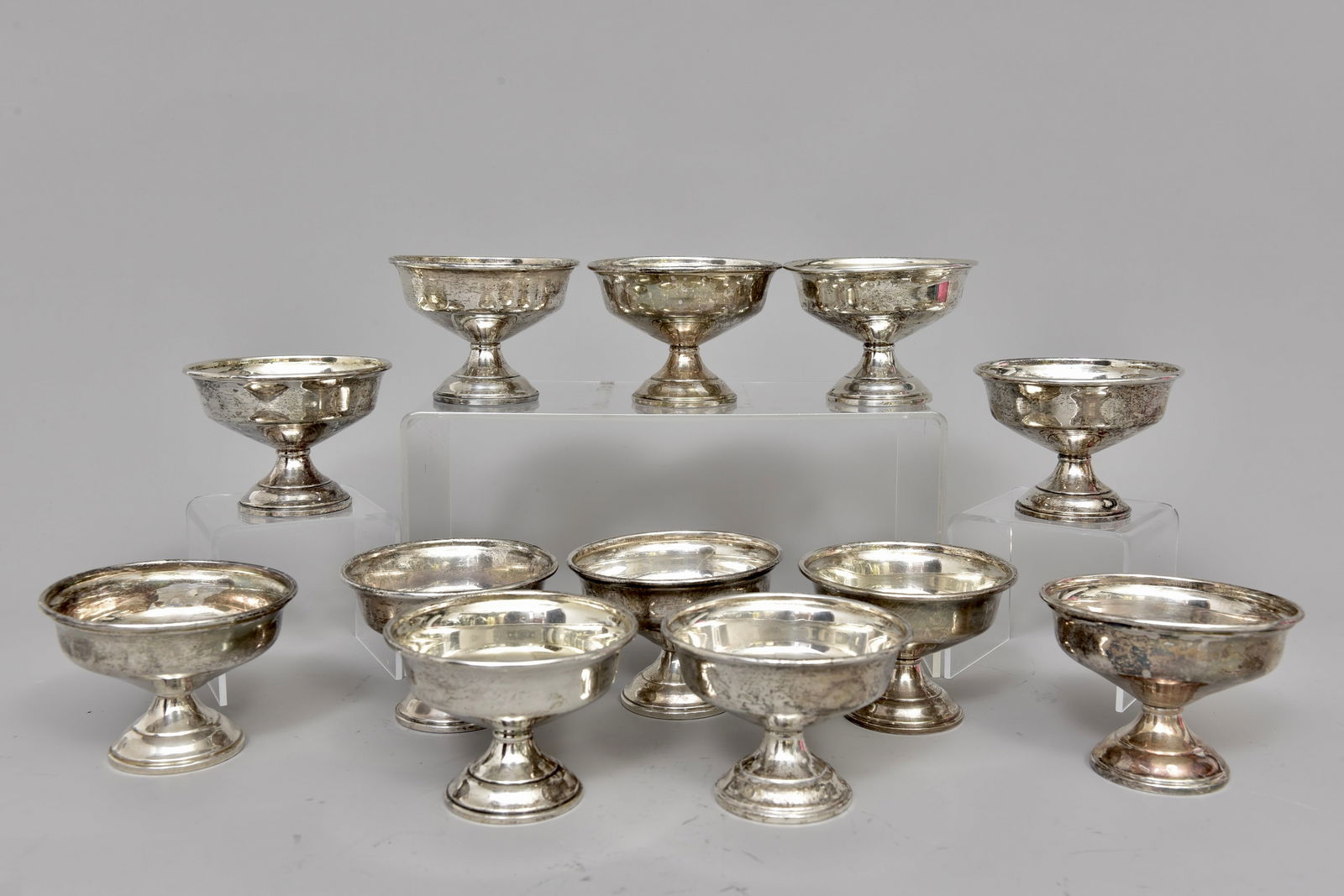 Set of 12 Sterling Silver Weighted Sherbet Cups (1 of 5)