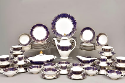 Royal Doulton Imperial Blue Dinnerware Set - 96 Pcs.