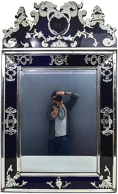 Stunning 19th Century French Eglomisé Mirror