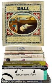 Collection of Art Books - Vincent Van Gogh, Michelangelo, Dali and more