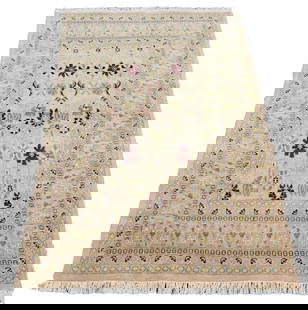 Genuine Tabriz Hand Woven Wool Oriental Rug: Dimensions: 6’ 7&rdquo; x 4’ 2&rdquo; (w/fringe) Town Auction House & Gallery also offers local delivery to Manhattan, Connecticut and Westchester for most items excluding large furniture. For a p