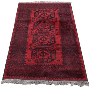 Afghan Handgeknuepft Hand Knotted Rug