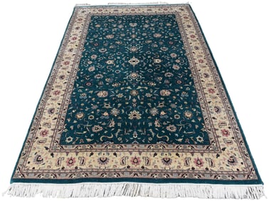 Hand Woven Wool Area Rug From Pakistan