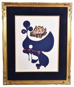 Mordechai Rosenstein Signed Lithograph Titled “If I Forgot Thee, O’Jerusalem” Numbered