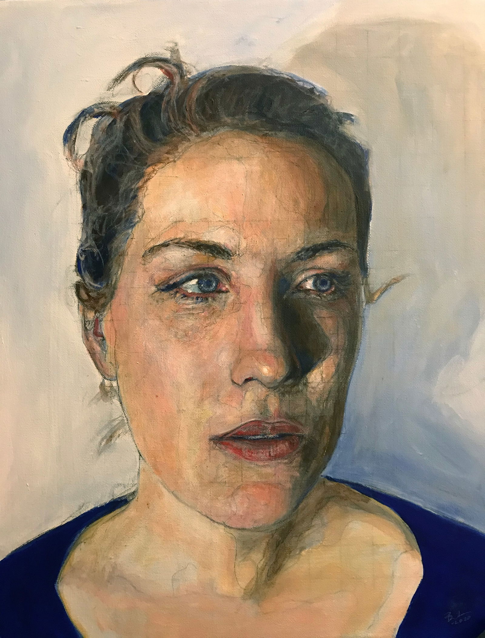 Original acrylic painting by Benjamin Parks, Laurel (1 of 1)