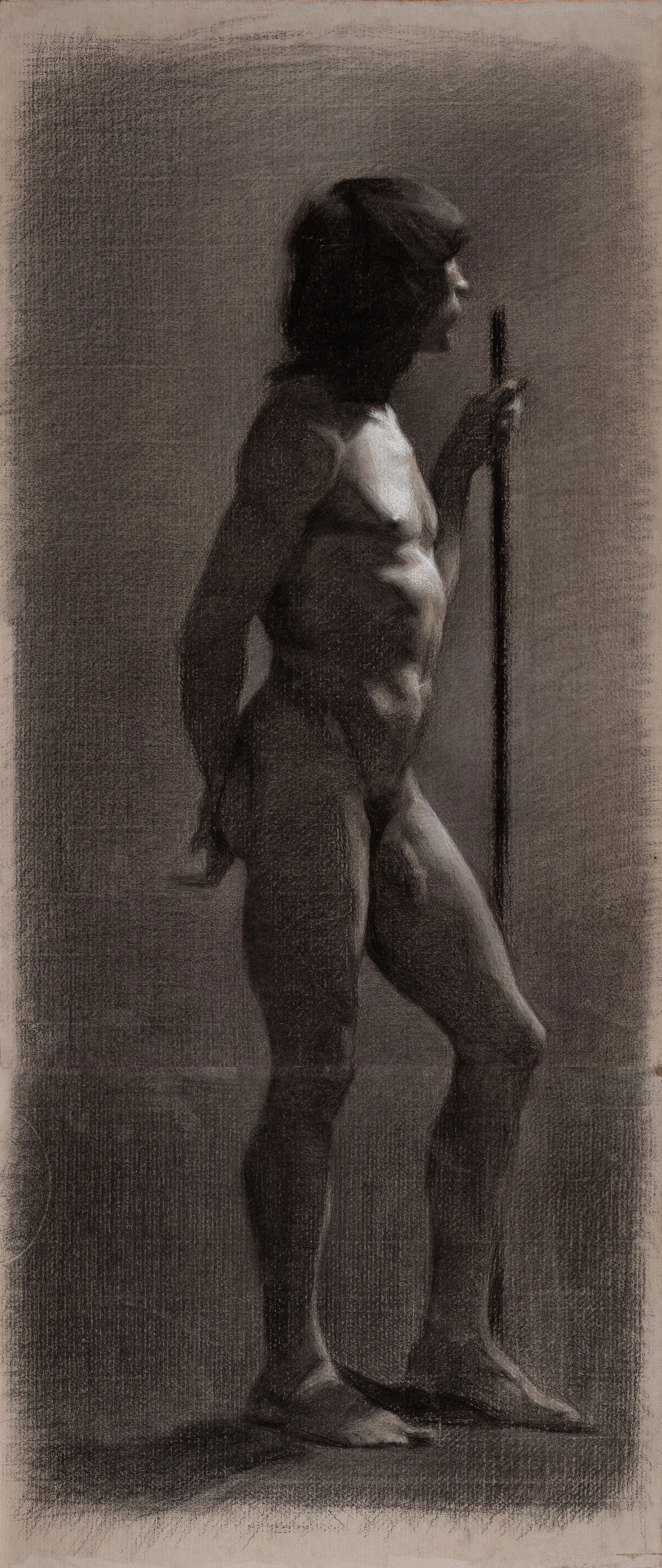 Original graphite drawing by Jessic Keiser, Figure Study No. 2. (1 of 3)