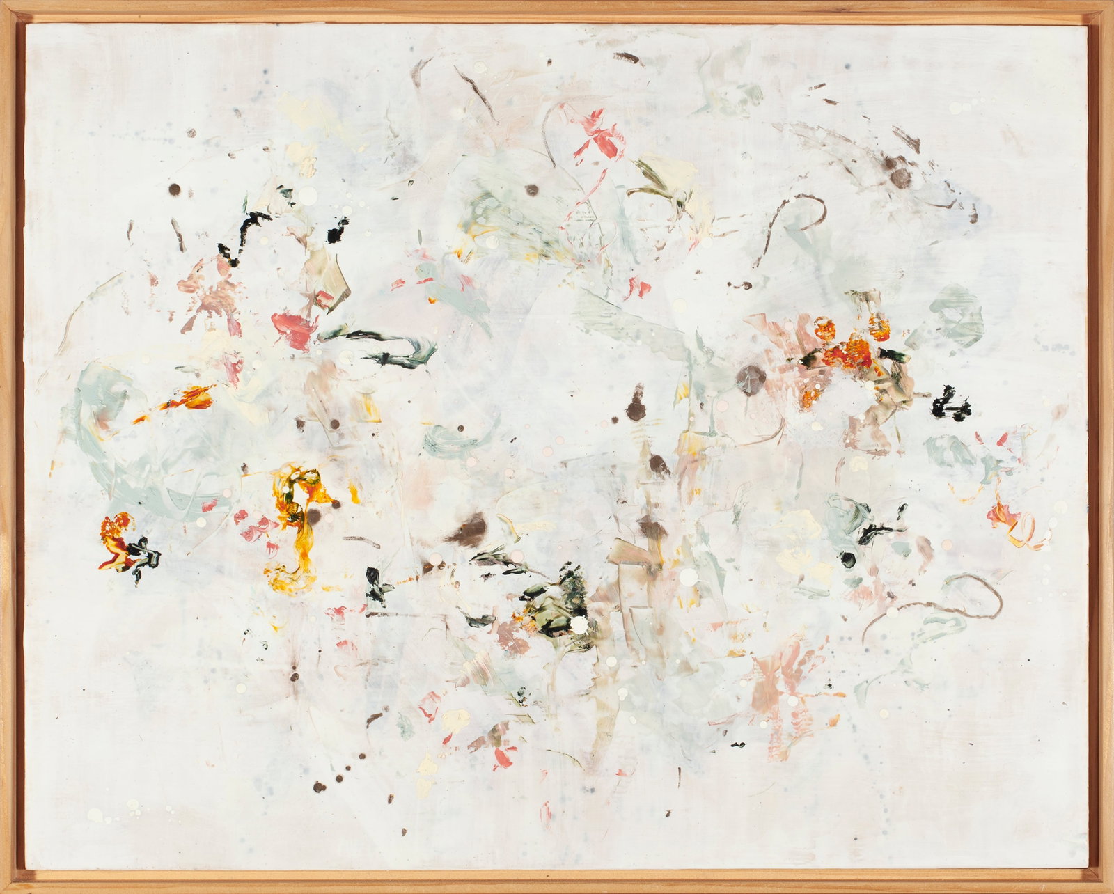 Original encaustic painting on panel by Sali Swalla, What Remains.: Original encaustic painting on panel by Sali Swalla, What Remains. Born in Hawaii to a Japanese mother and a military aviator father, Sali Swalla’s early years were spent living in various US States