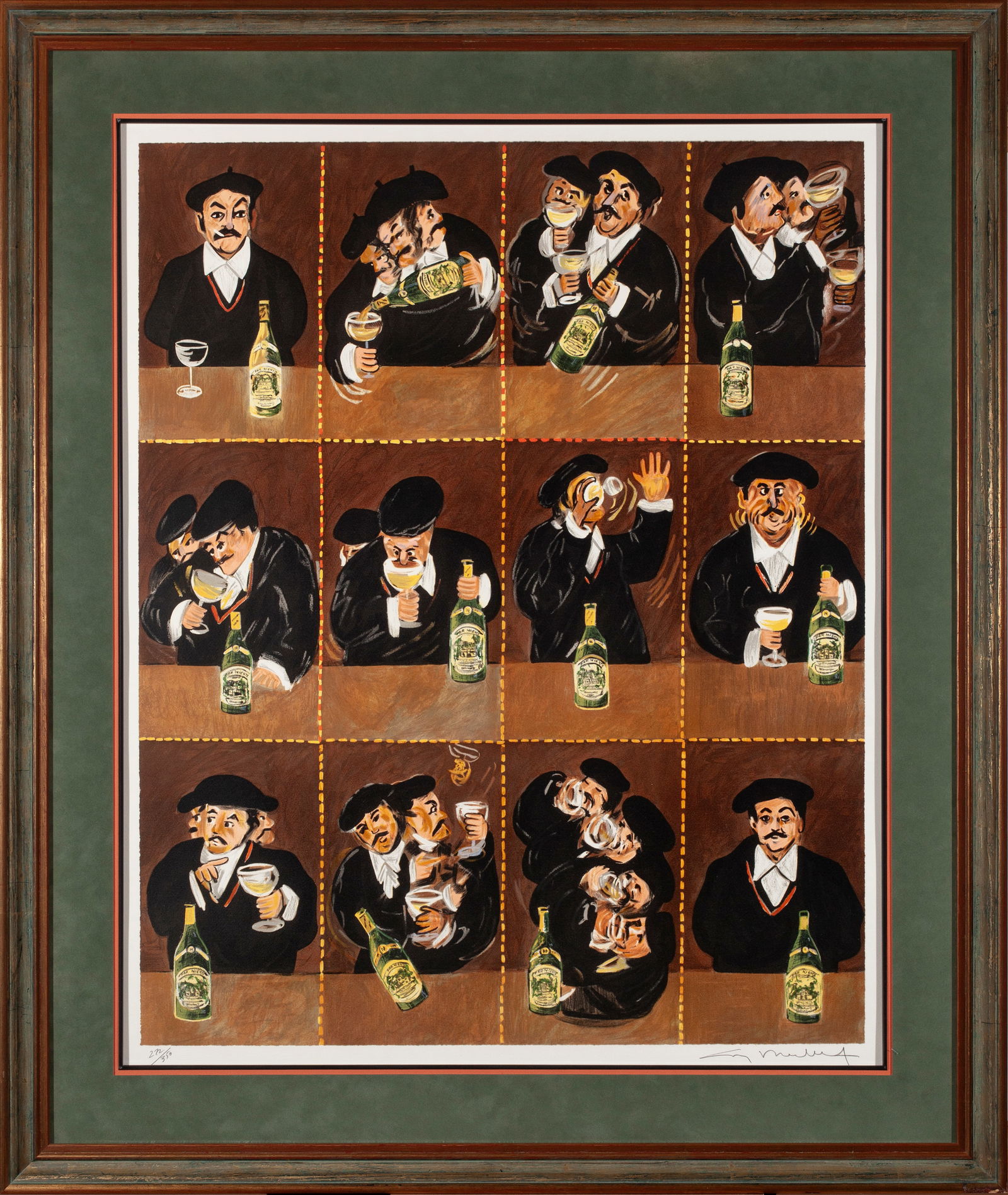 Limited Edition Lithograph By Guy Buffet, The Making Of The