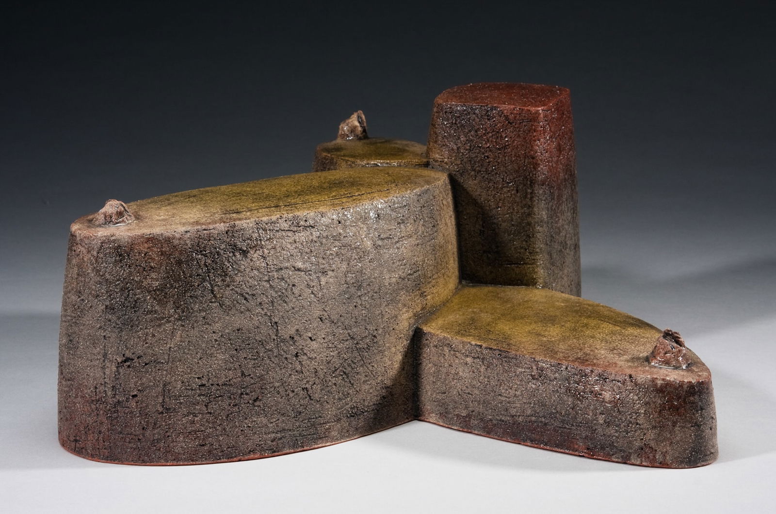 Untitled: Ruinscape Series No. 14 by Kyle Hendrix: Ceramic by Kyle Hendrix. Kyle Hendrix received his MFA in studio arts at the University of Missouri, and his BFA in ceramics and art education from the University of Wisconsin-Whitewater. He has compl