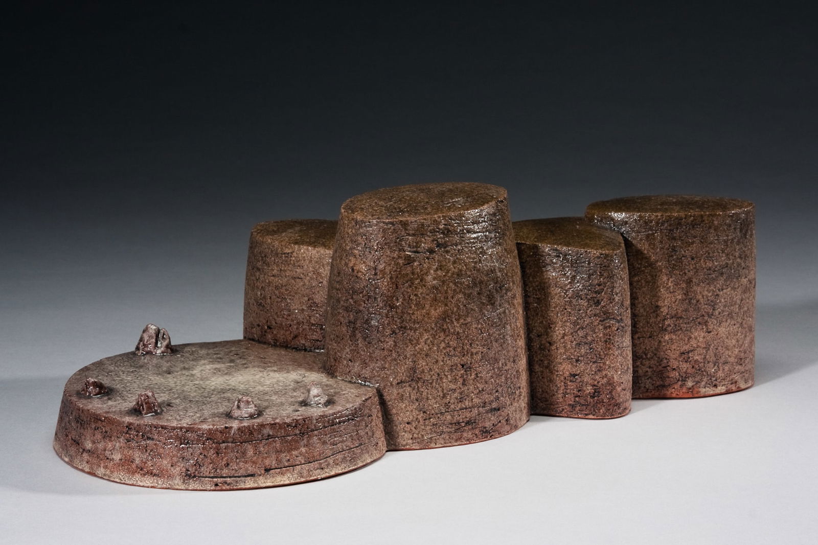 Untitled: Ruinscape Series No. 16 by Kyle Hendrix: Ceramic by Kyle Hendrix. Kyle Hendrix received his MFA in studio arts at the University of Missouri, and his BFA in ceramics and art education from the University of Wisconsin-Whitewater. He has compl