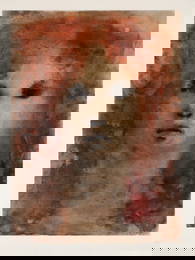 Leonor Fini, "Untitled, Female Portrait, Red Hair," Ltd edition 1964 color lithograph, ed. of 500