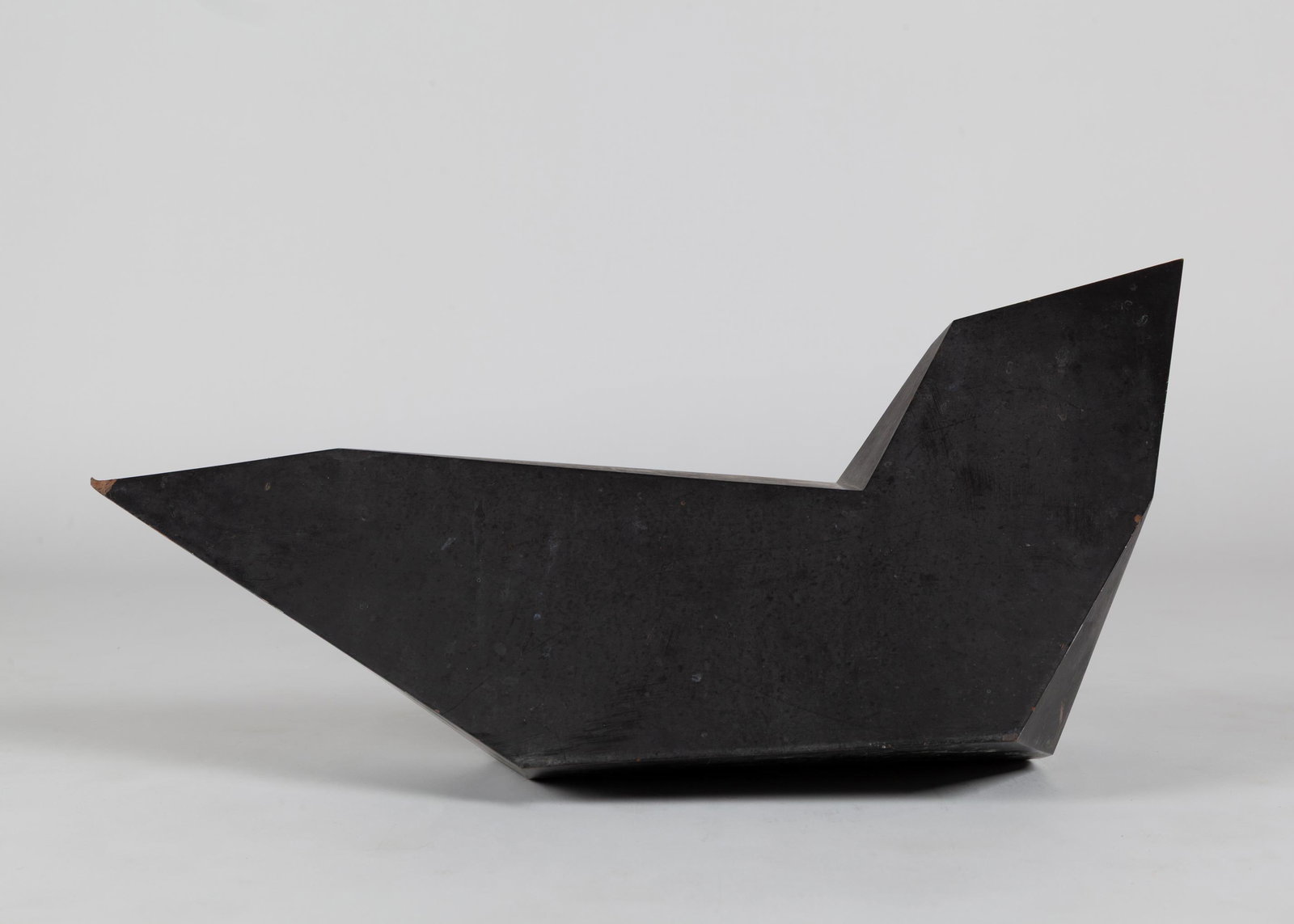 Rosalda Gilardi, Airone N 2, c. 1977, Original bronze sculpture: Rosalda Gilardi (Italian, b. 20th century) was a sculptor whose work evolved from figurative origins into a refined abstract language. She studied at the Accademia Albertina in Turin and exhibited wid