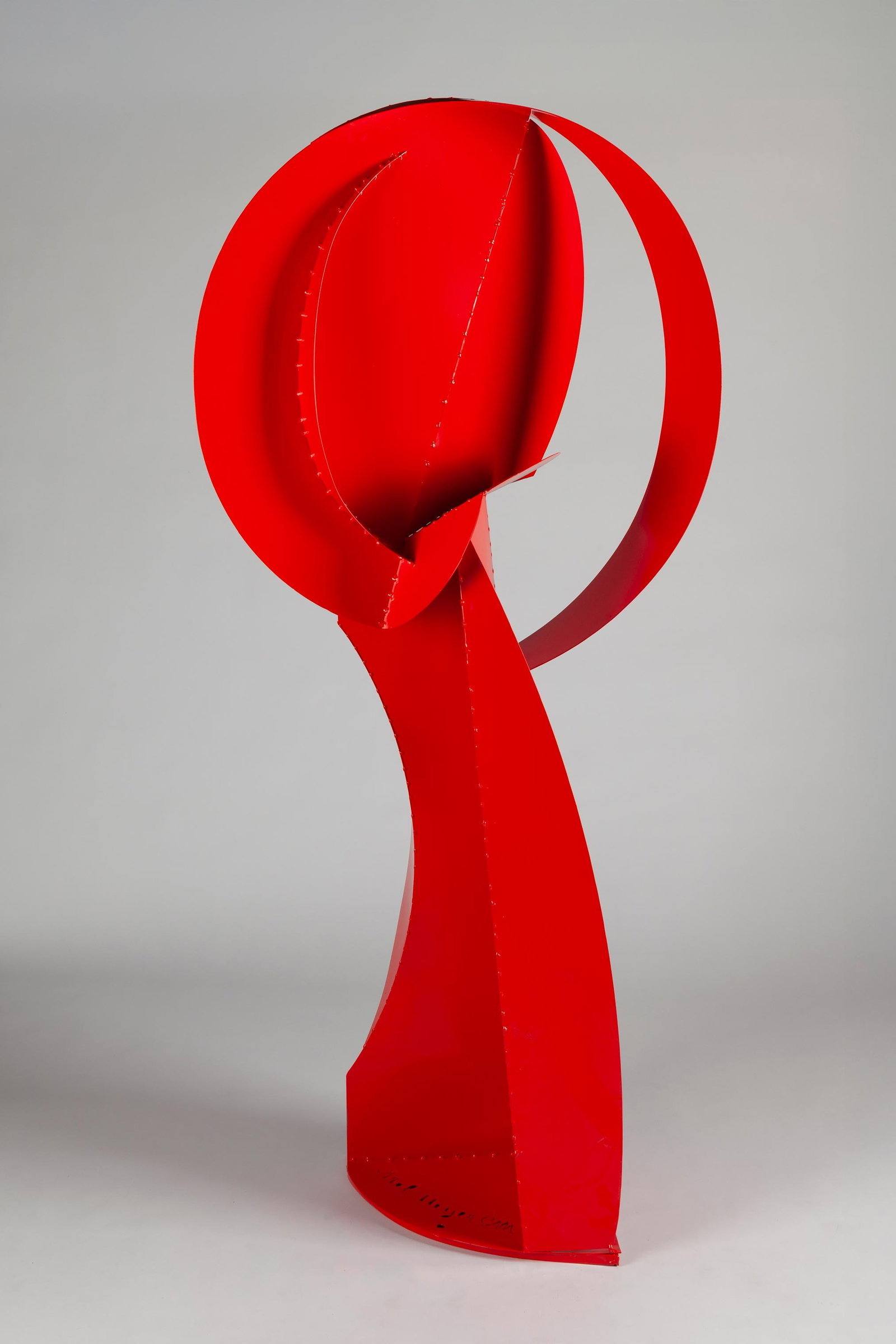 Brother Mel Meyer, Untitled (4), 20th Century, Original sculpture in painted steel, Signed (1 of 11)