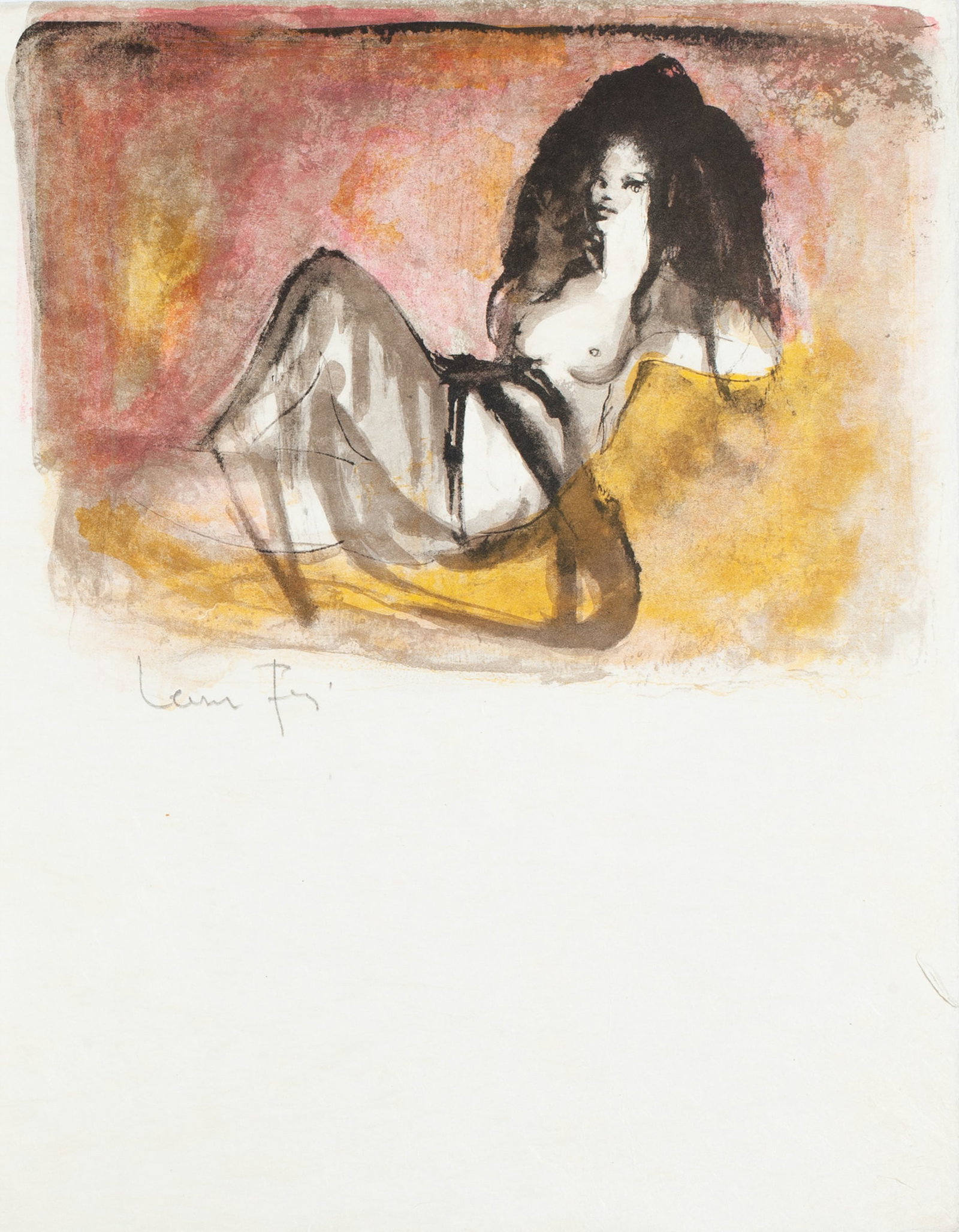 Leonor Fini, 1b, 1969, Lithograph on Japan paper, Exemplaire B/165, Signed (1 of 4)