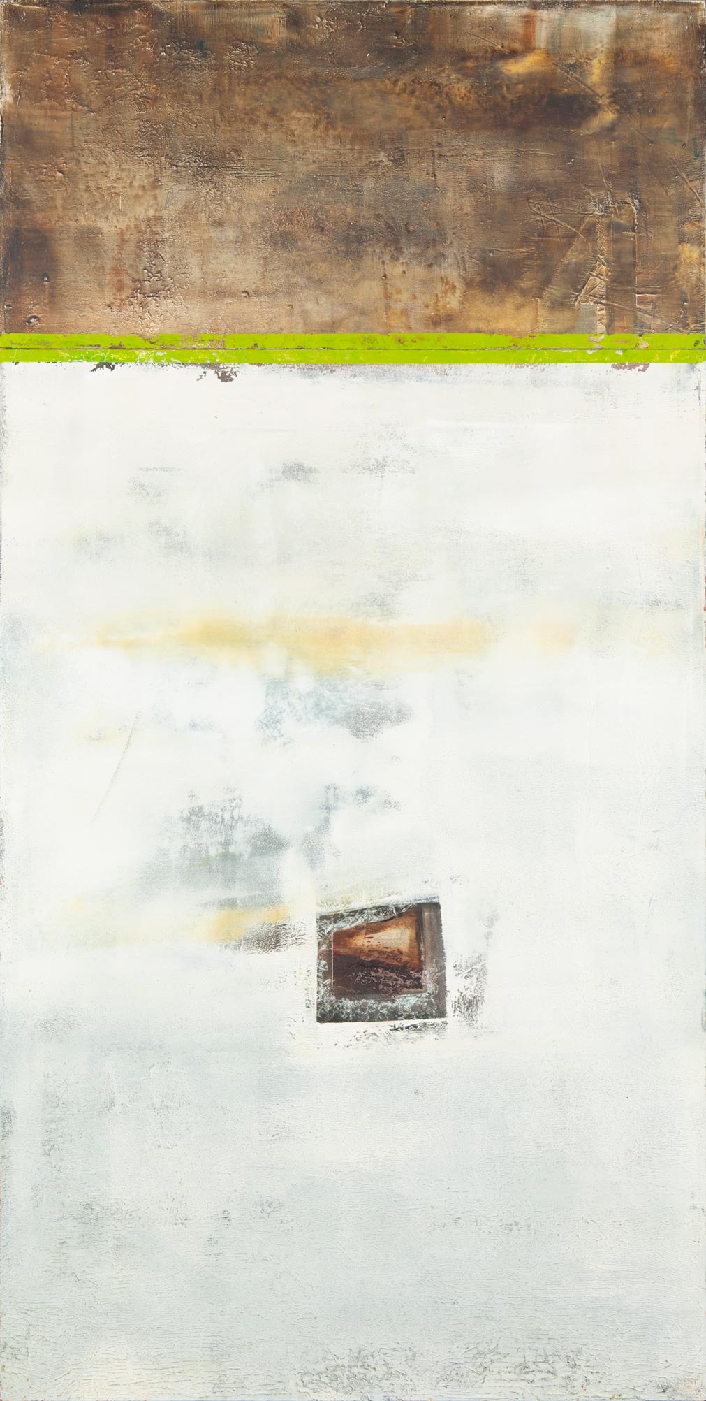 Amy Meyer, Composition No. 1, 2013, Original oil and cold wax on panel, Signed (1 of 8)