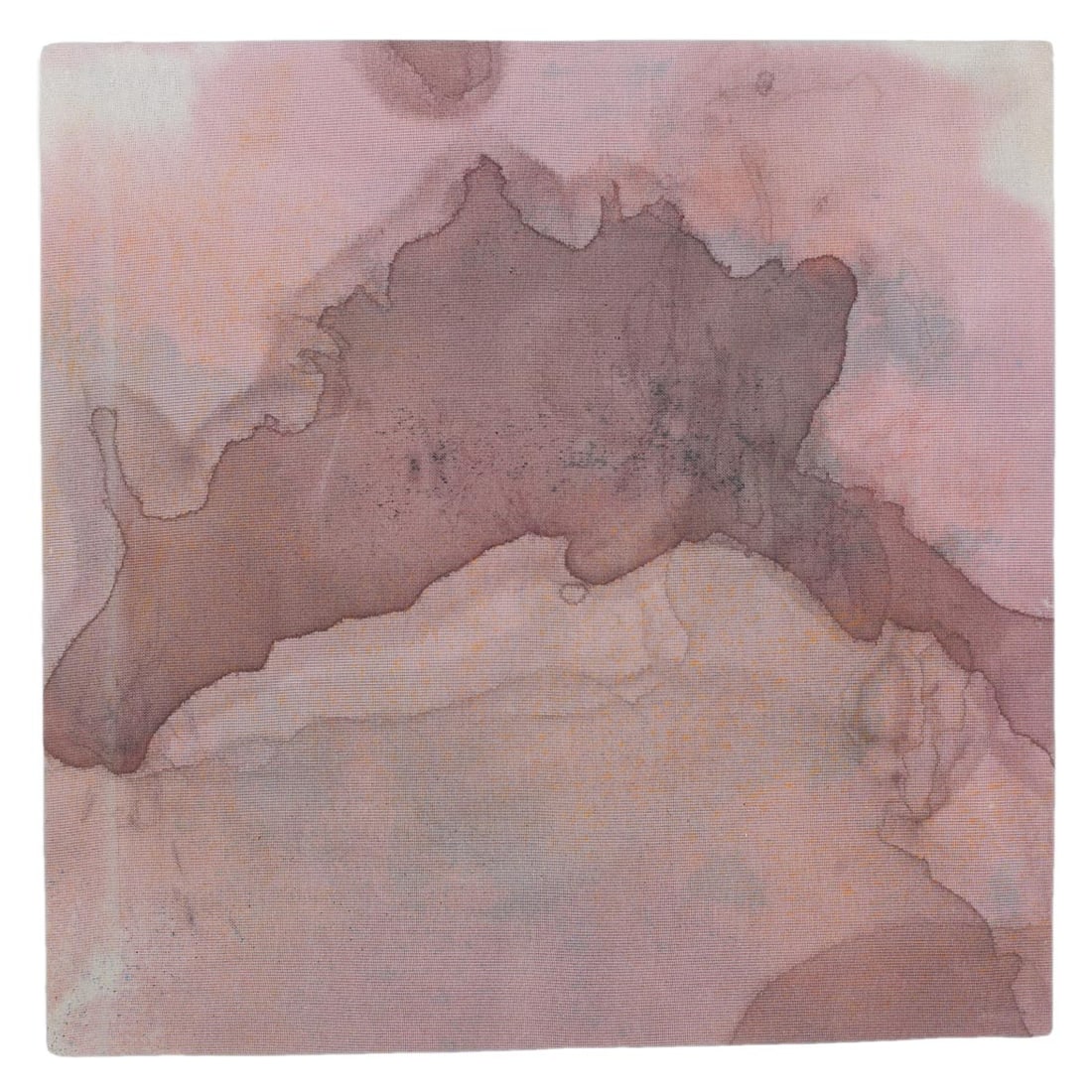 Hannah Reeves, Is That All, 2023, Original acrylic and charcoal on raw silk and organdy: Hannah Reeves (American, b.1981) is a painter and textile-based artist whose work engages material and process through layered surfaces. She received her BFA and MFA from the University of Missouri an