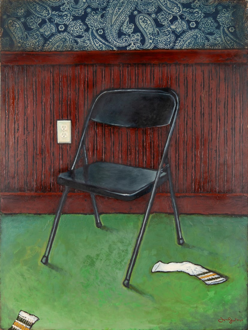 Joel Sager, Abduction of a Pool Shark, c. 2009, Original mixed media, Signed (1 of 3)