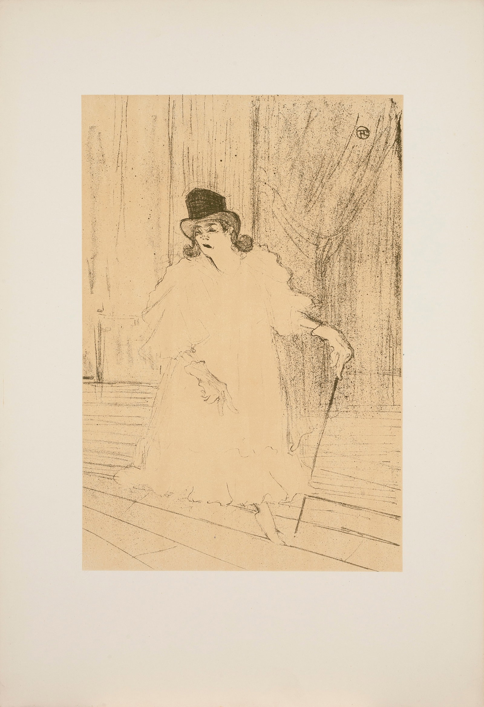Henri de Toulouse-Lautrec, Cecy Loftus, 1948, Lithograph on paper, Edition 166/740, Stamped in the: Henri de Toulouse-Lautrec (French, 1864-1901) was a prolific painter and illustrator known for his vivid depictions of Parisian nightlife and the characters that populated it. He became renowned for h