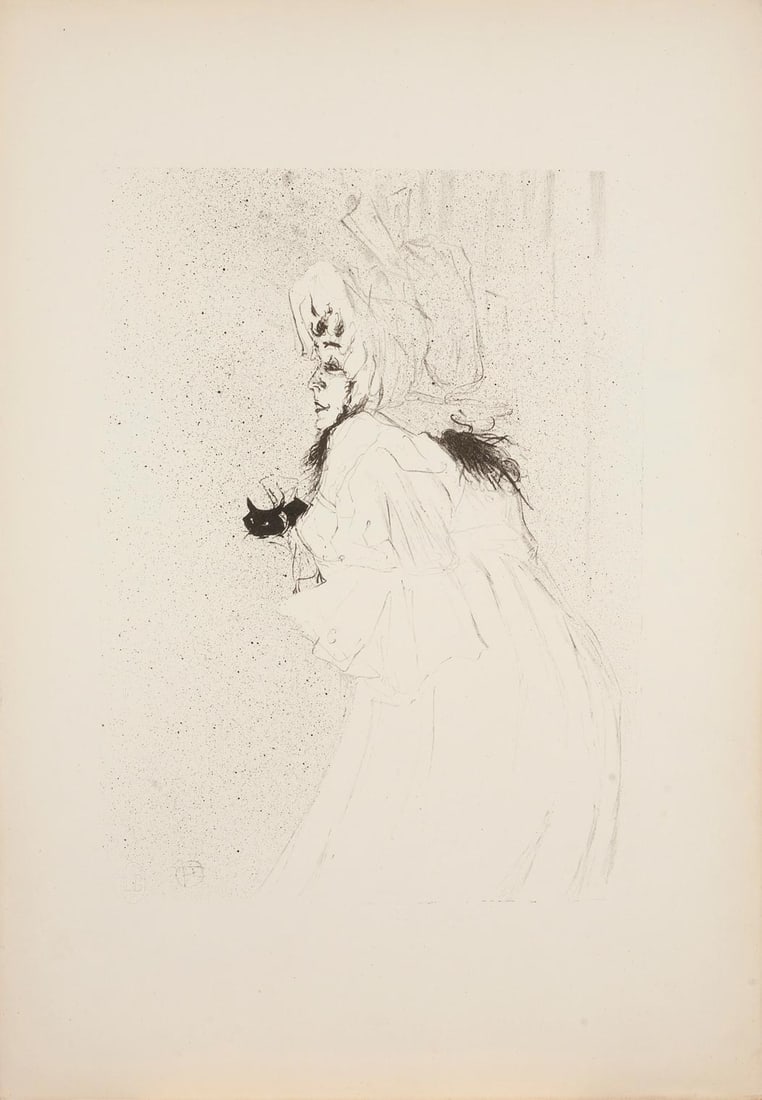 Henri de Toulouse-Lautrec, Miss May Belfort, 1948, Lithograph on paper, Edition 166/740, Stamped in (1 of 3)