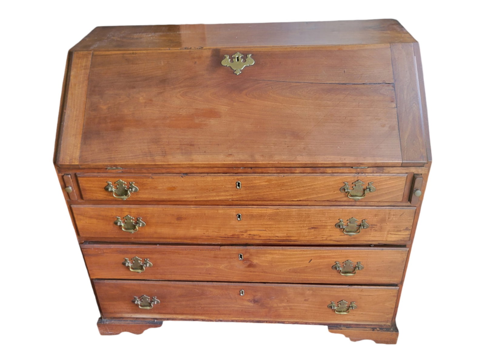 English Georgian Mahogany Slant Front Desk (1 of 6)