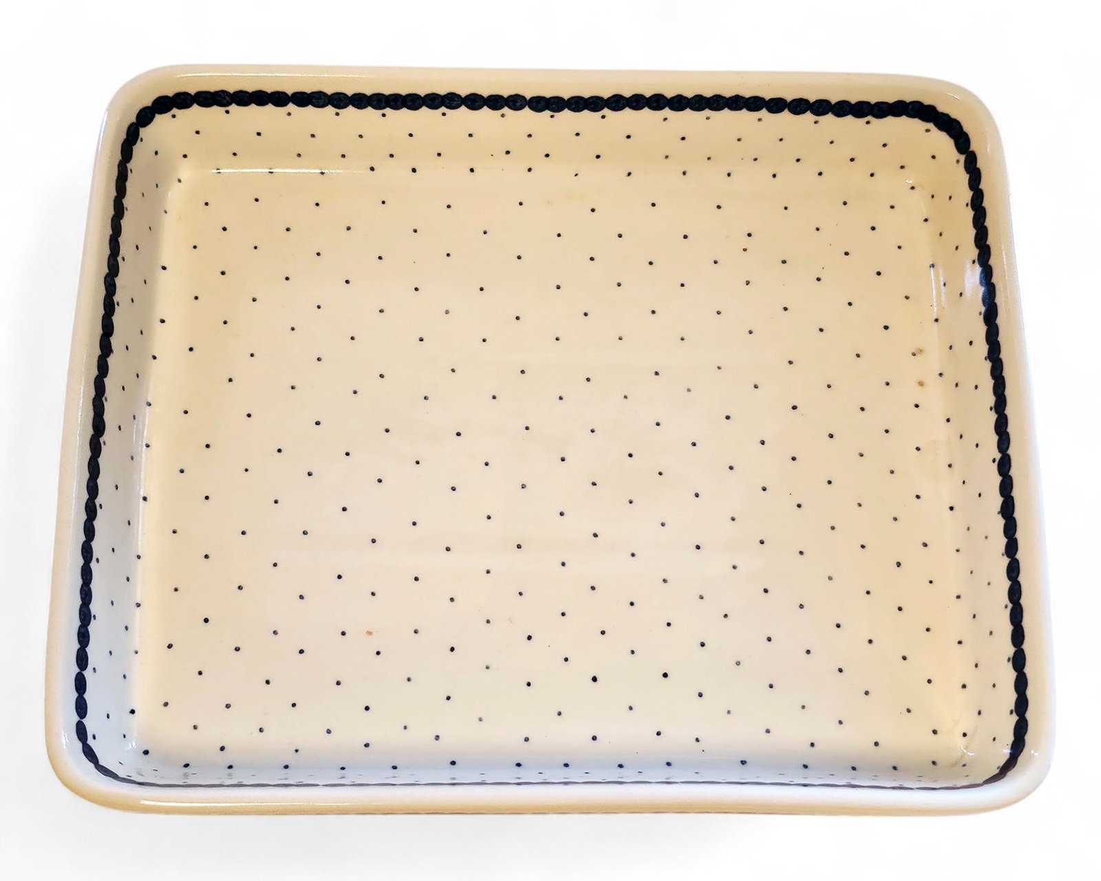 Polish Pottery Large Casserole Dish (1 of 4)