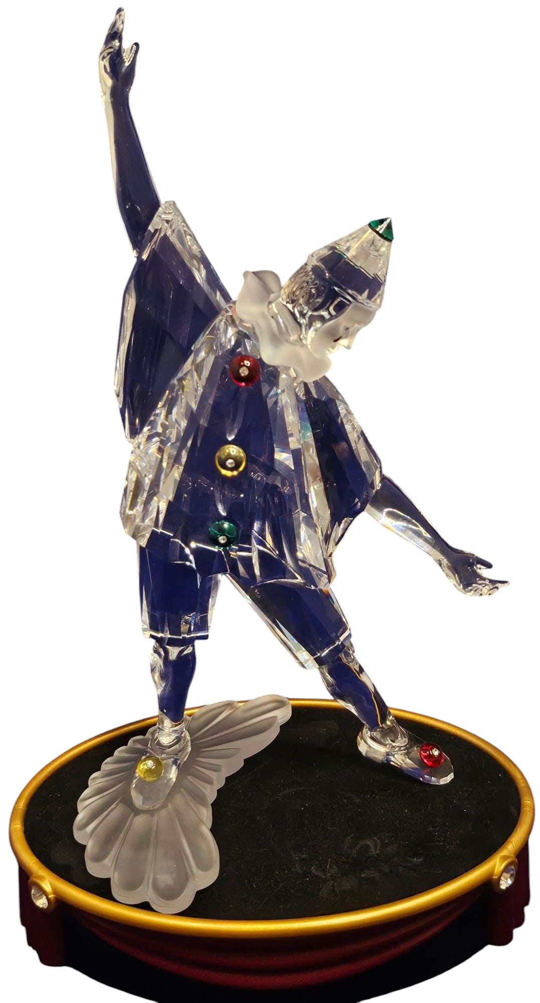 Swarovski Masquerade Pierrot Clown Figurine: Swarovski Masquerade Pierrot Clown Figurine