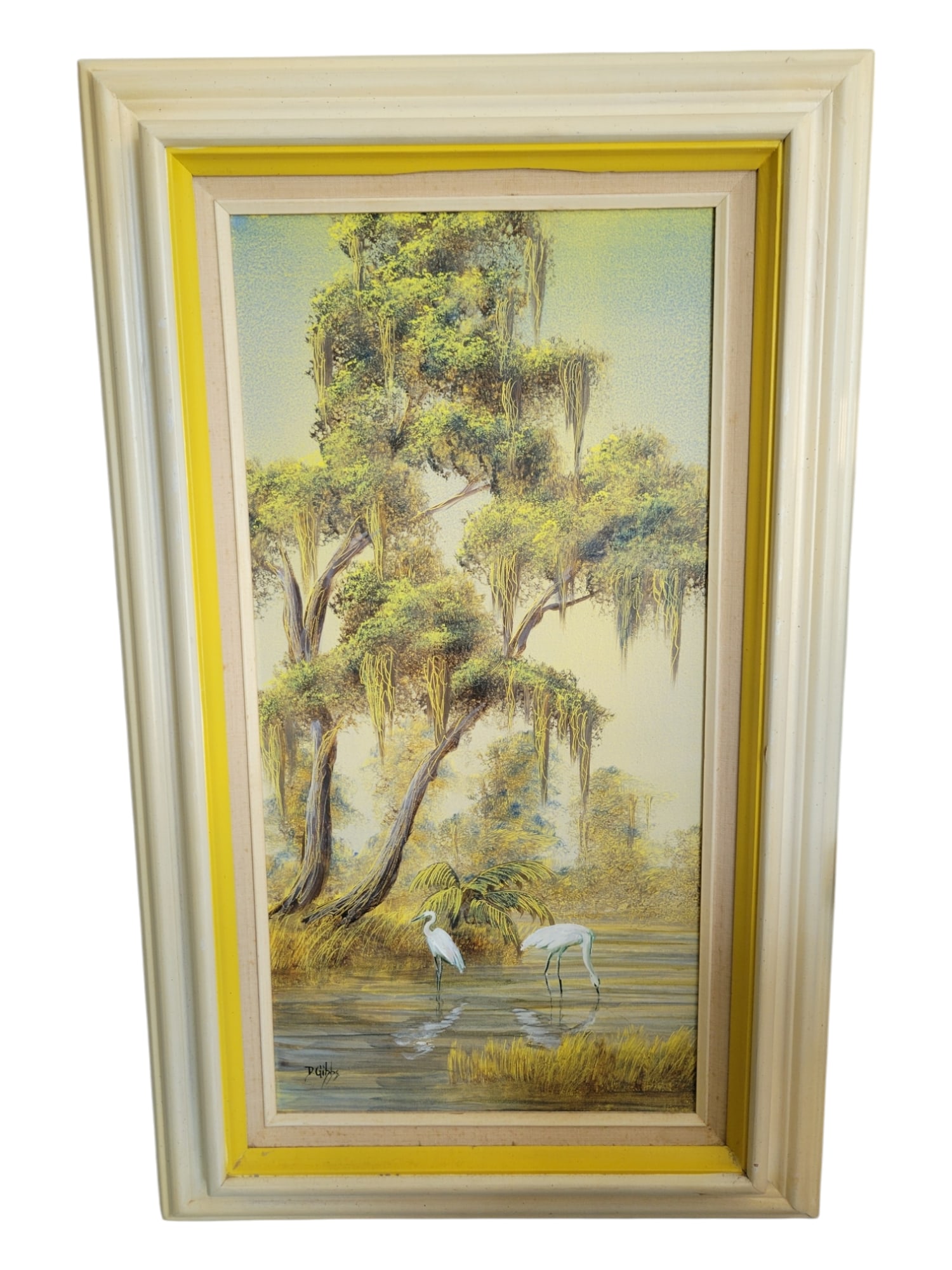Donald Gibbs Oil Painting Florida Marsh Scene (1 of 3)