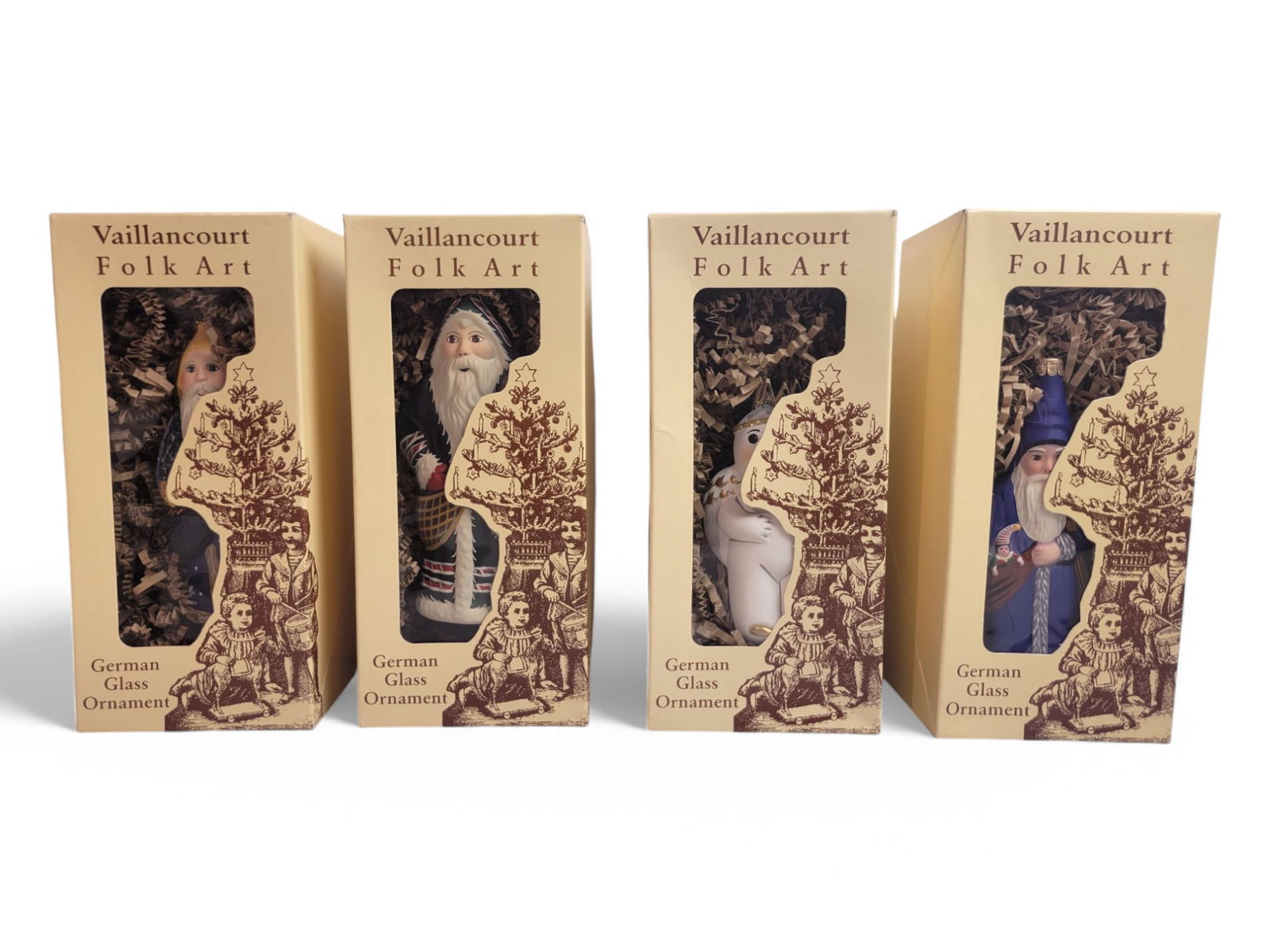4 Vaillancourt Folk Art Ornaments (1 of 3)