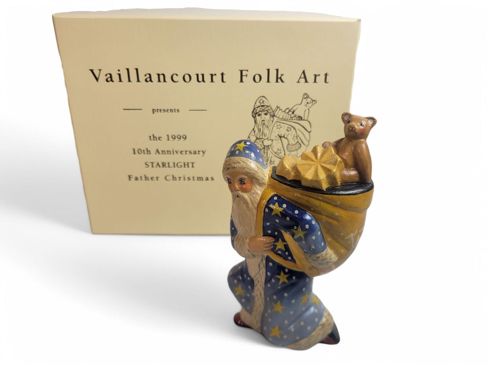 Vaillancourt Starlight Santa 1999 10th Figure #1263 (1 of 6)