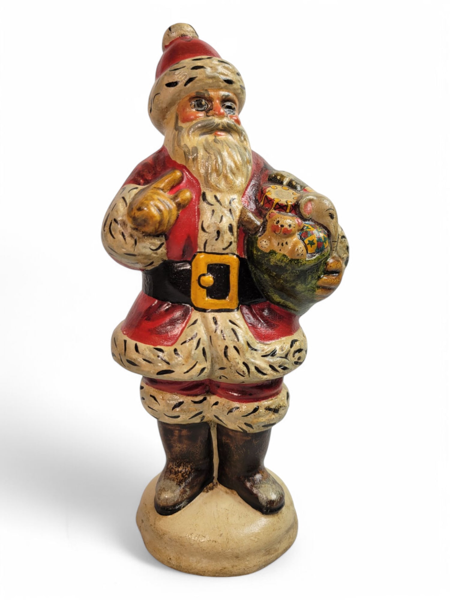Vintage 1988 Vaillancourt Grolier Edition American Santa: Vintage 1988 Vaillancourt Grolier Edition American Santa. It is numbered 1201/1500. This is dated from 1988.