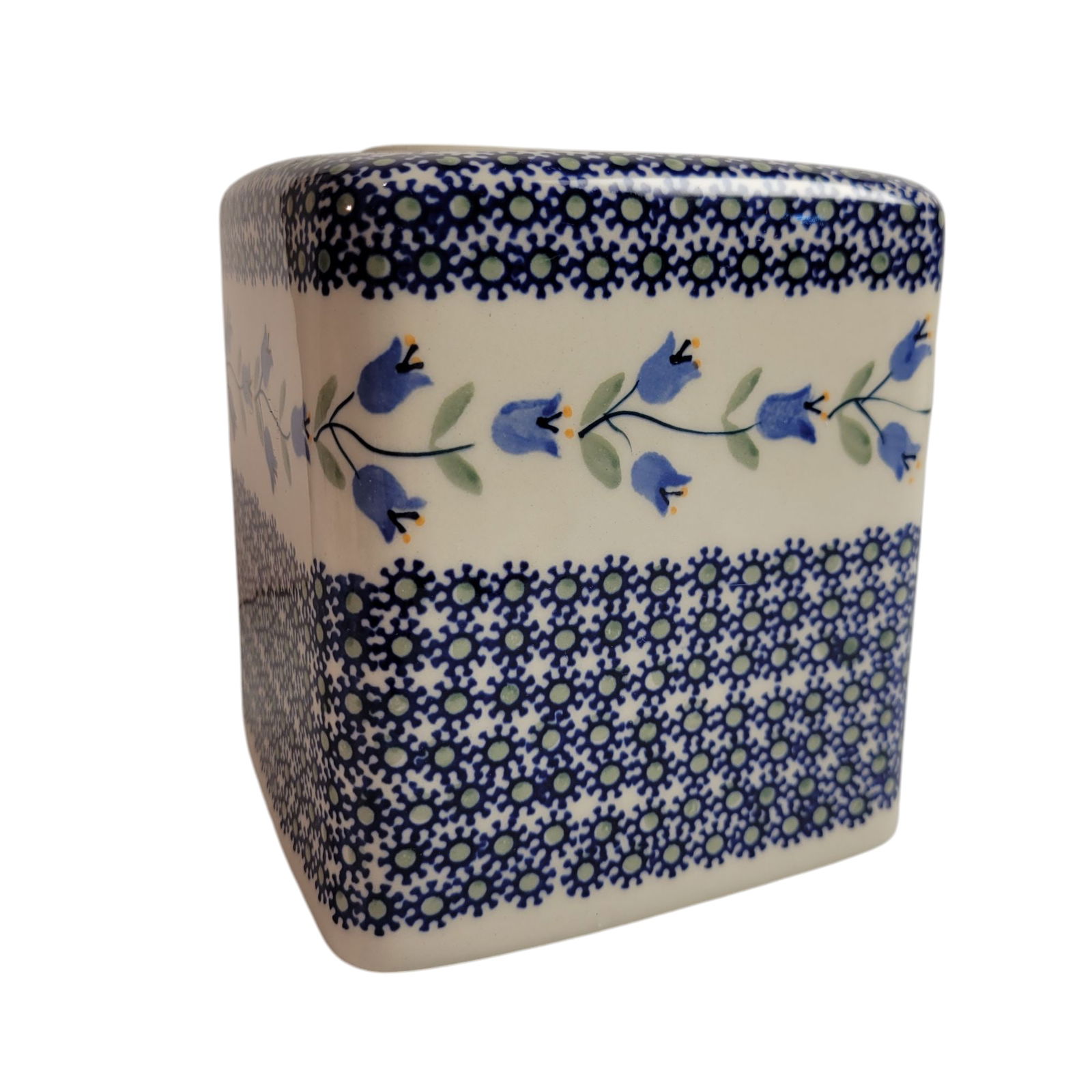 Polish Pottery 6" Tissue Cover (1 of 4)