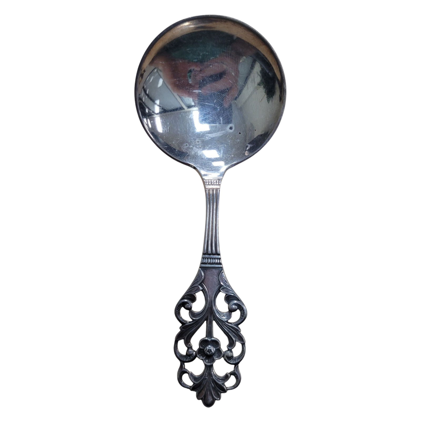 Antique Marthinsen 830 Norway Silver Spoon Viking Rose: Antique Marthinsen 830 Norway Silver Spoon Viking Rose Grams 21.1 Length 4.5"