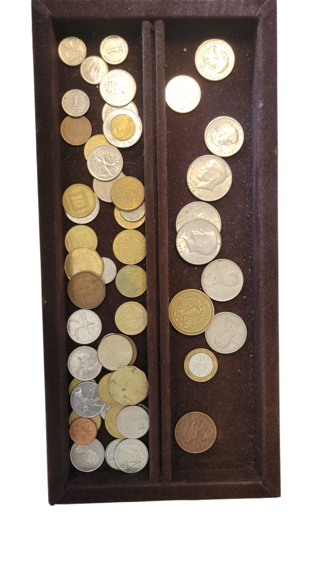 Foreign Coin Treasure Trove: Foreign Coin Treasure Trove, Canada, Pesos, American Various coins you get the whole lot. There are dollar coins and lots of foreign.