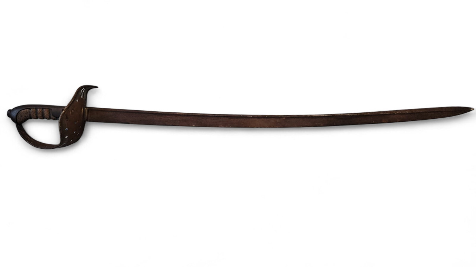 Pre WWI Infantry Sword, made by L. Zeitler Wien Austria ca . 1836: Pre WWI Infantry Sword, made by L. Zeitler Wien Austria ca. 1836. The handle is wrapped in sharkskin and fine wire. Total length 40" There are nicks present on the battle referencing it was used in ba