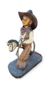 Little Buck a Roo, Bronze Statue ~ Ramon Parmenter 19/48