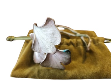 Michael Michaud Ginkgo Silver Cuff Sterling Silver 26.8