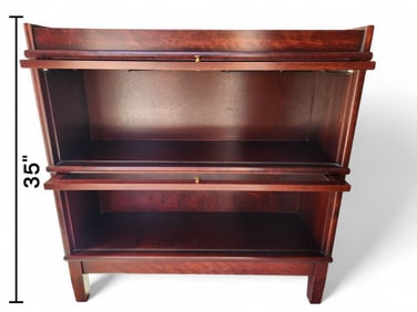 MId Century Lawyers Mahogany Stacking Bookcase